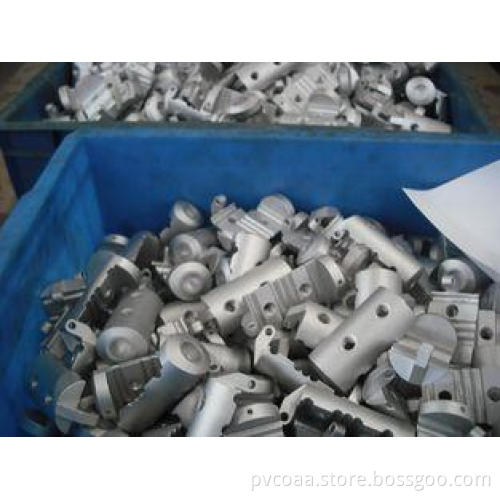 Silver Aluminum Machined Parts , Clear Anodized Aluminum Fo
